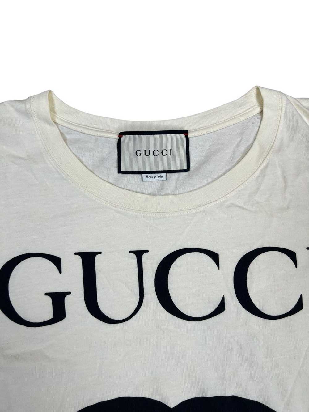 Gucci Gucci Oversized Short Sleeve T-Shirt with I… - image 4