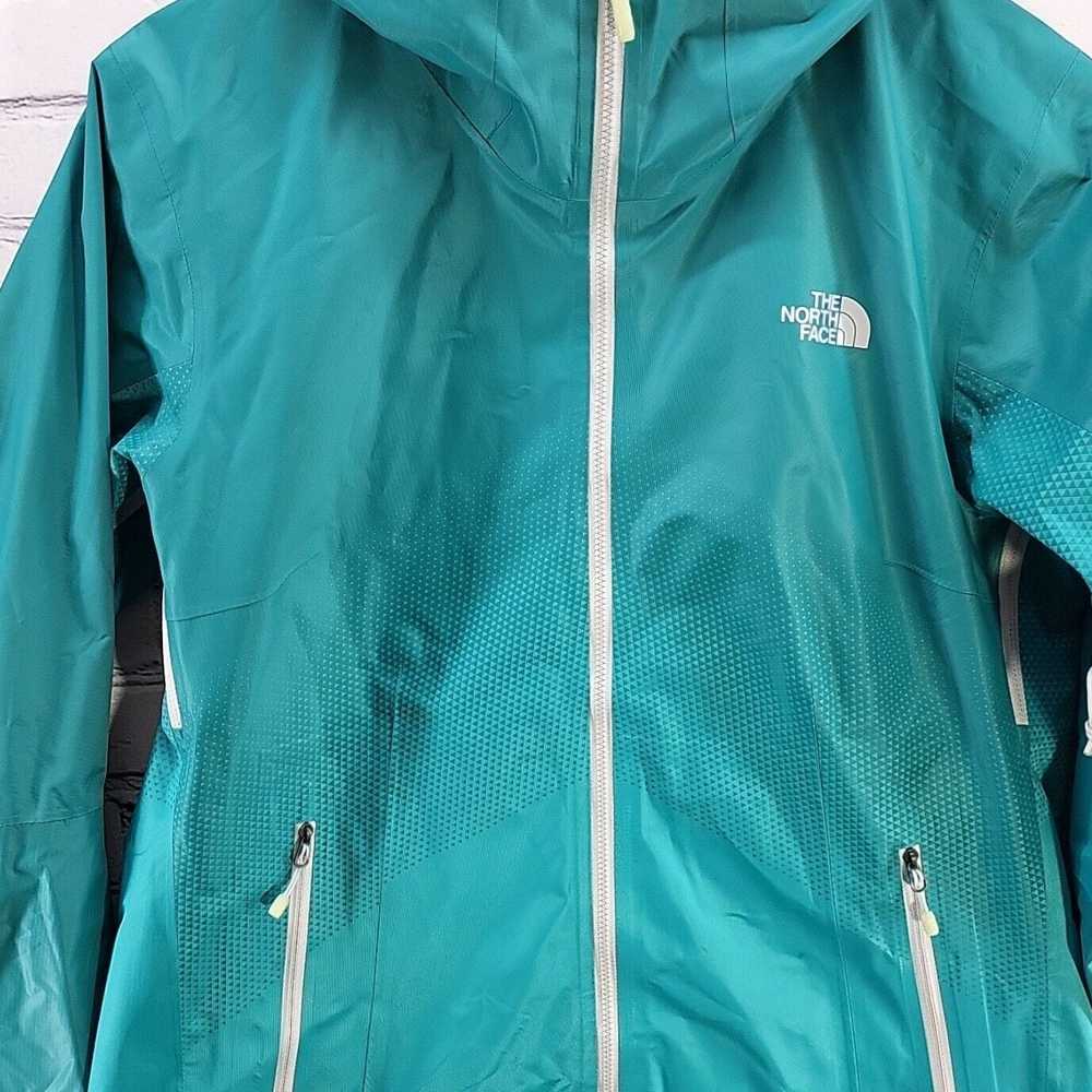 The North Face Womens Medium Teal Blue Fitted Wat… - image 2