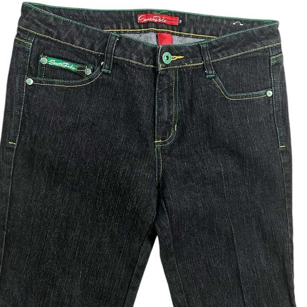 Southern Tide Southpole Y2K Black Bootcut Jeans - image 3