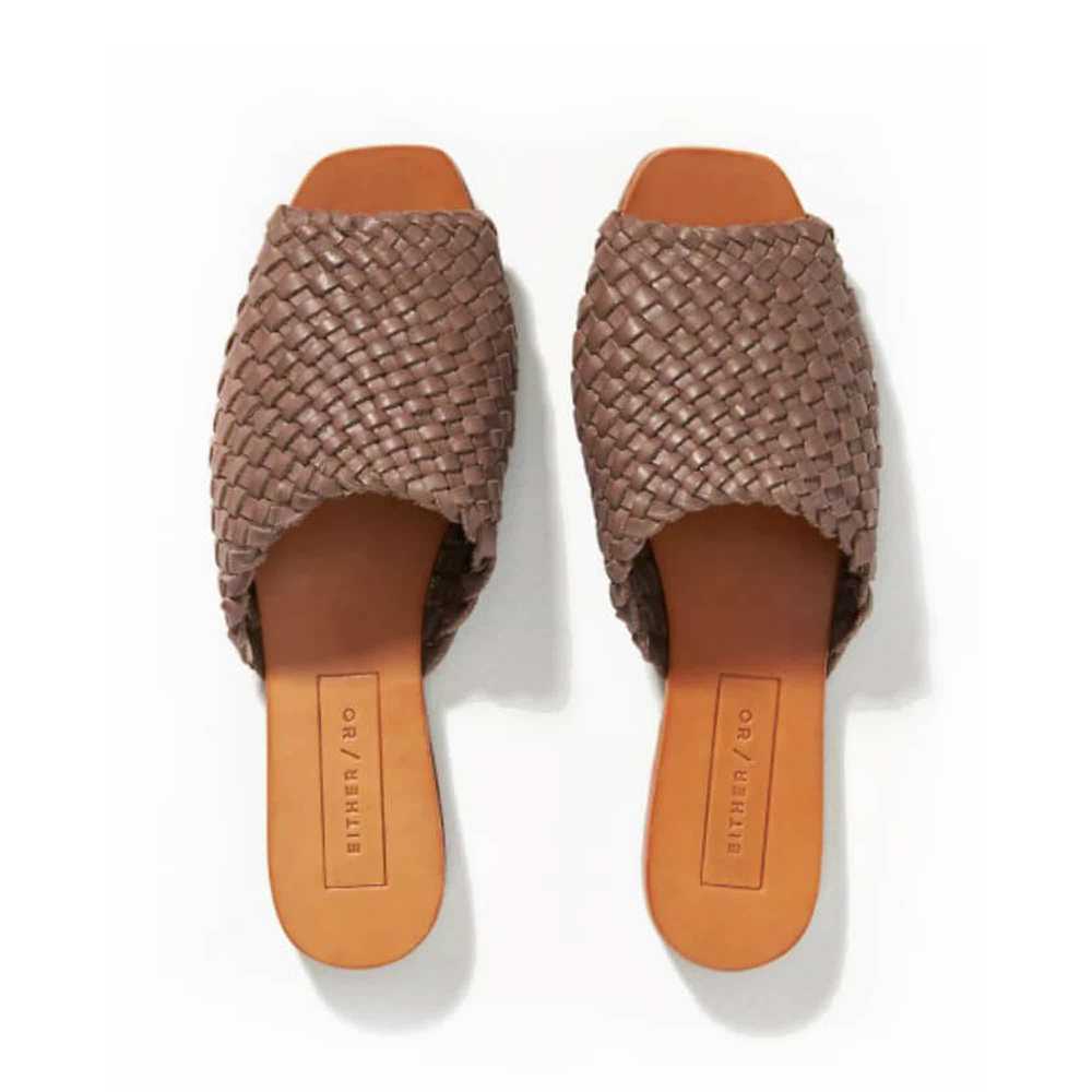 EITHER/OR The Woven Slide [Cacao] - image 2