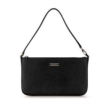 Black Burberry Leather Shoulder Bag