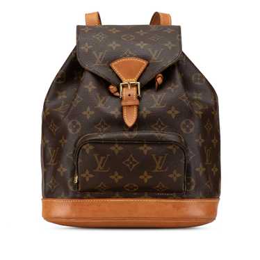 Brown Louis Vuitton Monogram Montsouris MM Backpac