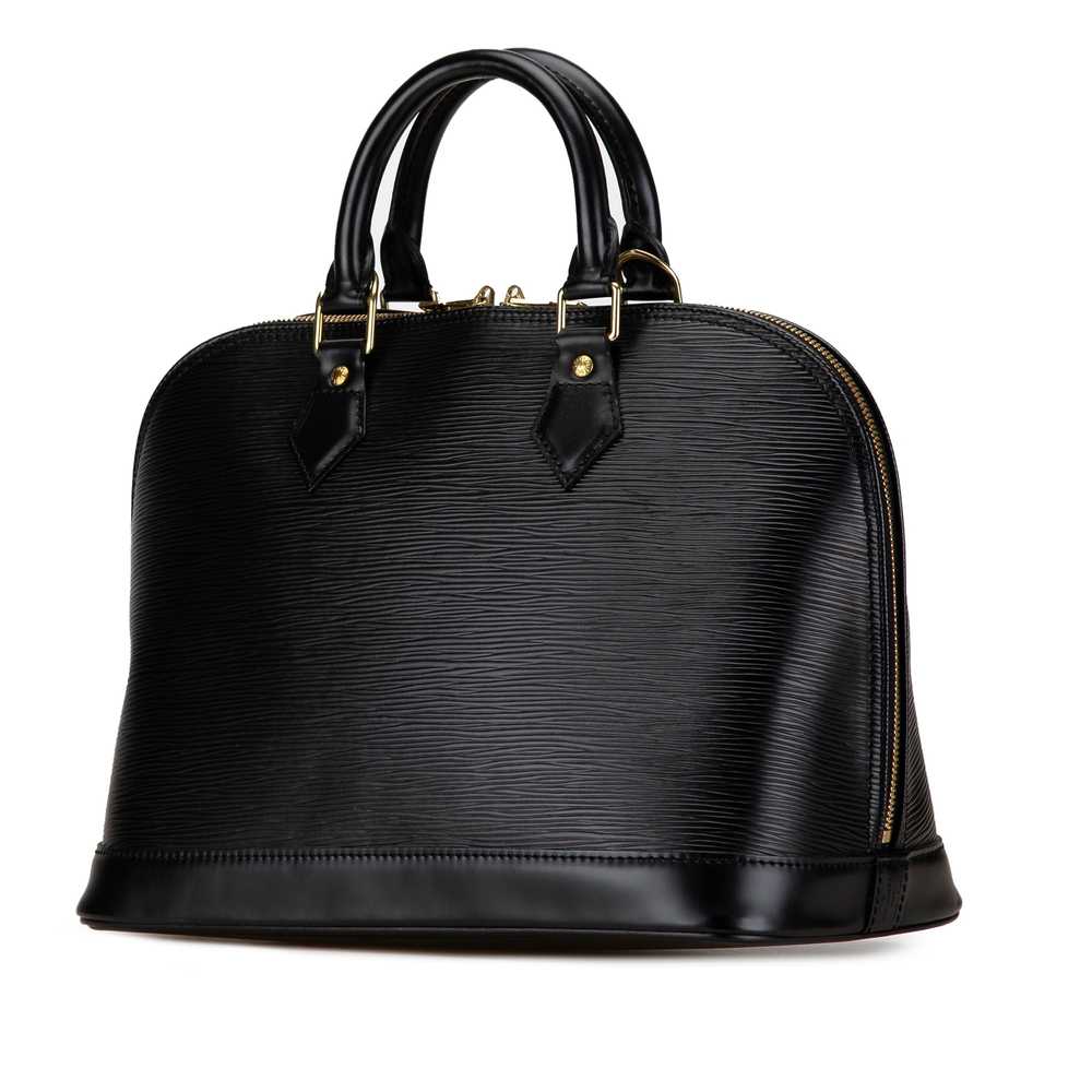 Black Louis Vuitton Epi Alma PM Handbag - image 2