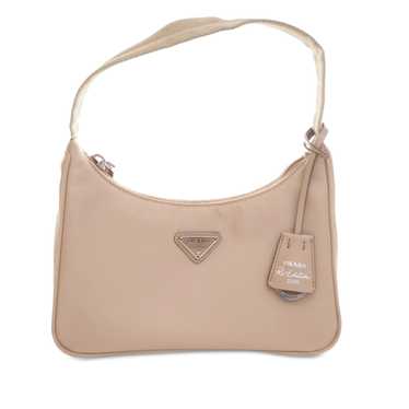 Beige Prada Tessuto Re-Edition 2000 Shoulder Bag