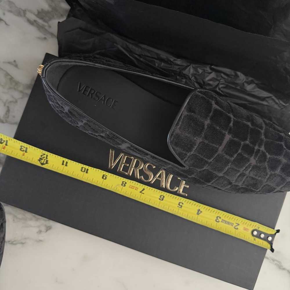 Versace Velvet flats - image 12