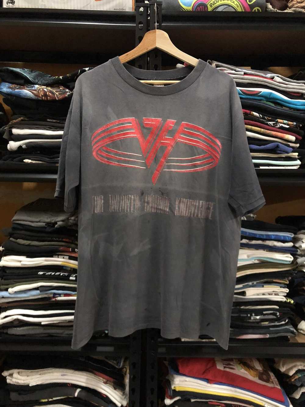 Band Tees × Rock Tees × Vintage Vintage 90s Van H… - image 1