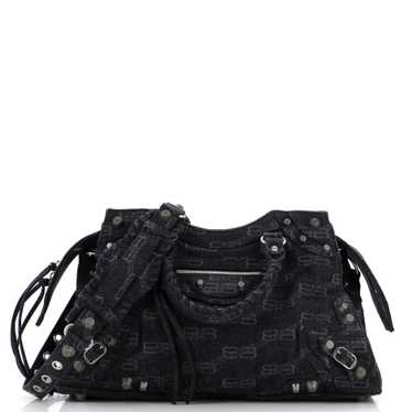 Balenciaga Neo Cagole City Bag BB Denim Medium