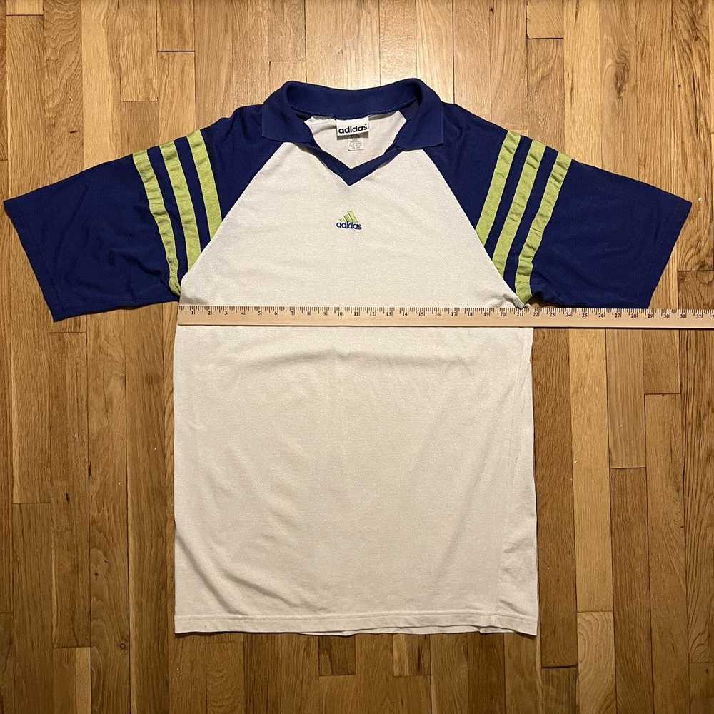 Adidas × Vintage Vintage Adidas Polo Shirt Mens L… - image 5