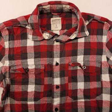 Mossimo Mossimo Gingham Flannel Long Sleeve Shirt 