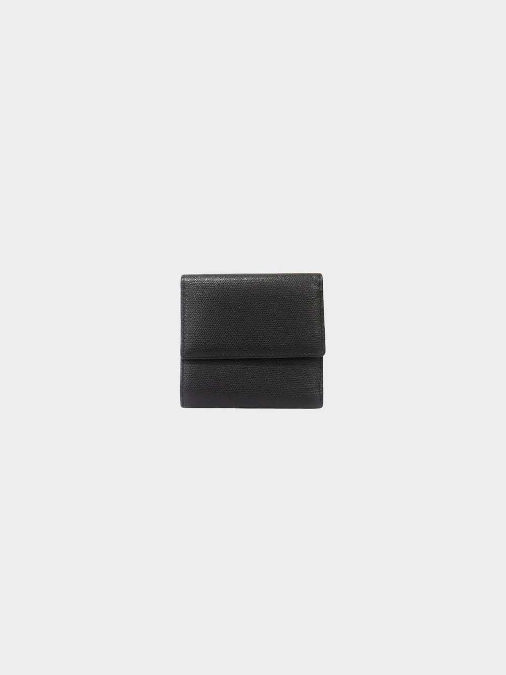 Chanel 2005-2006 Black Leather Logo Wallet - image 2