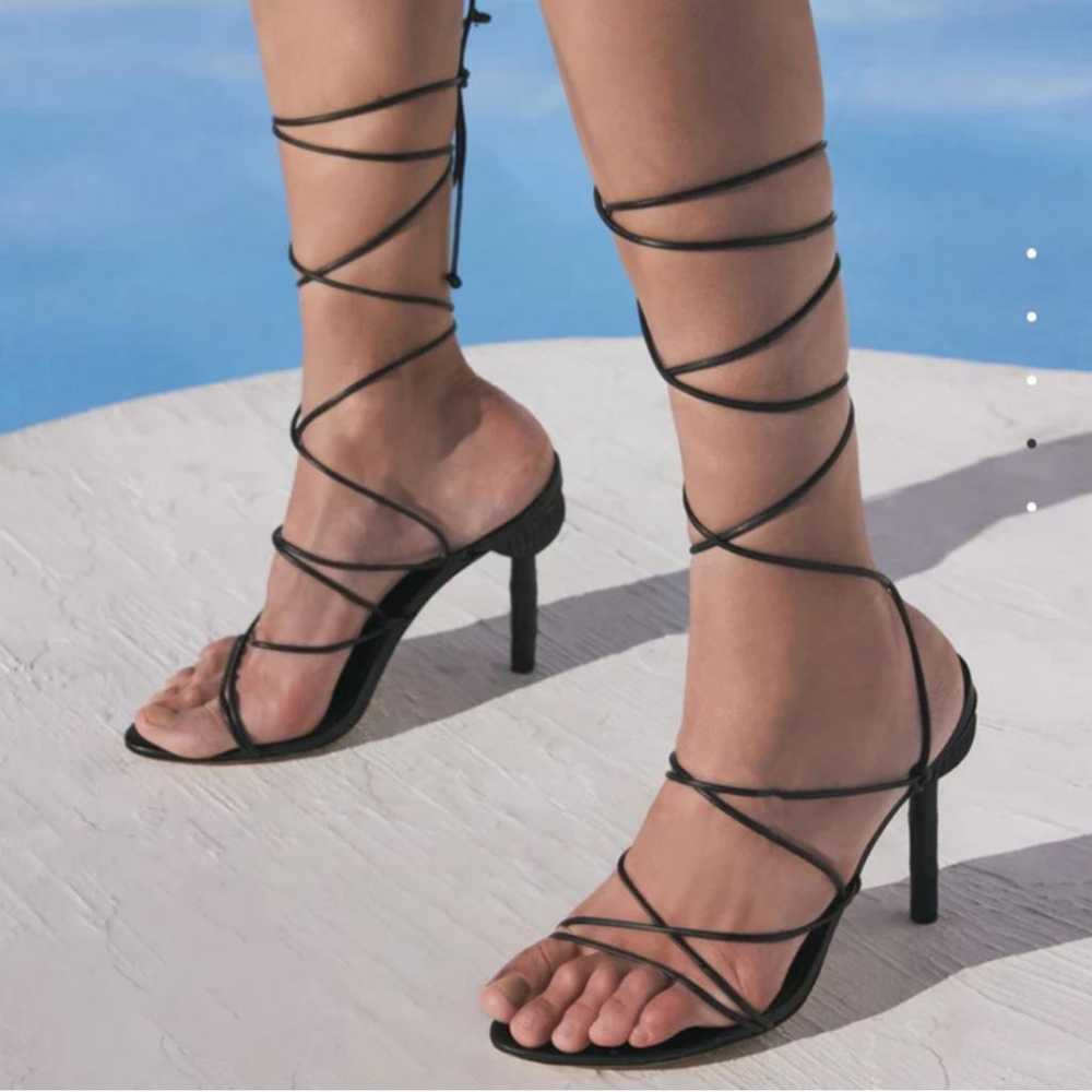 Cult Gaia Soleil leather sandal - image 9