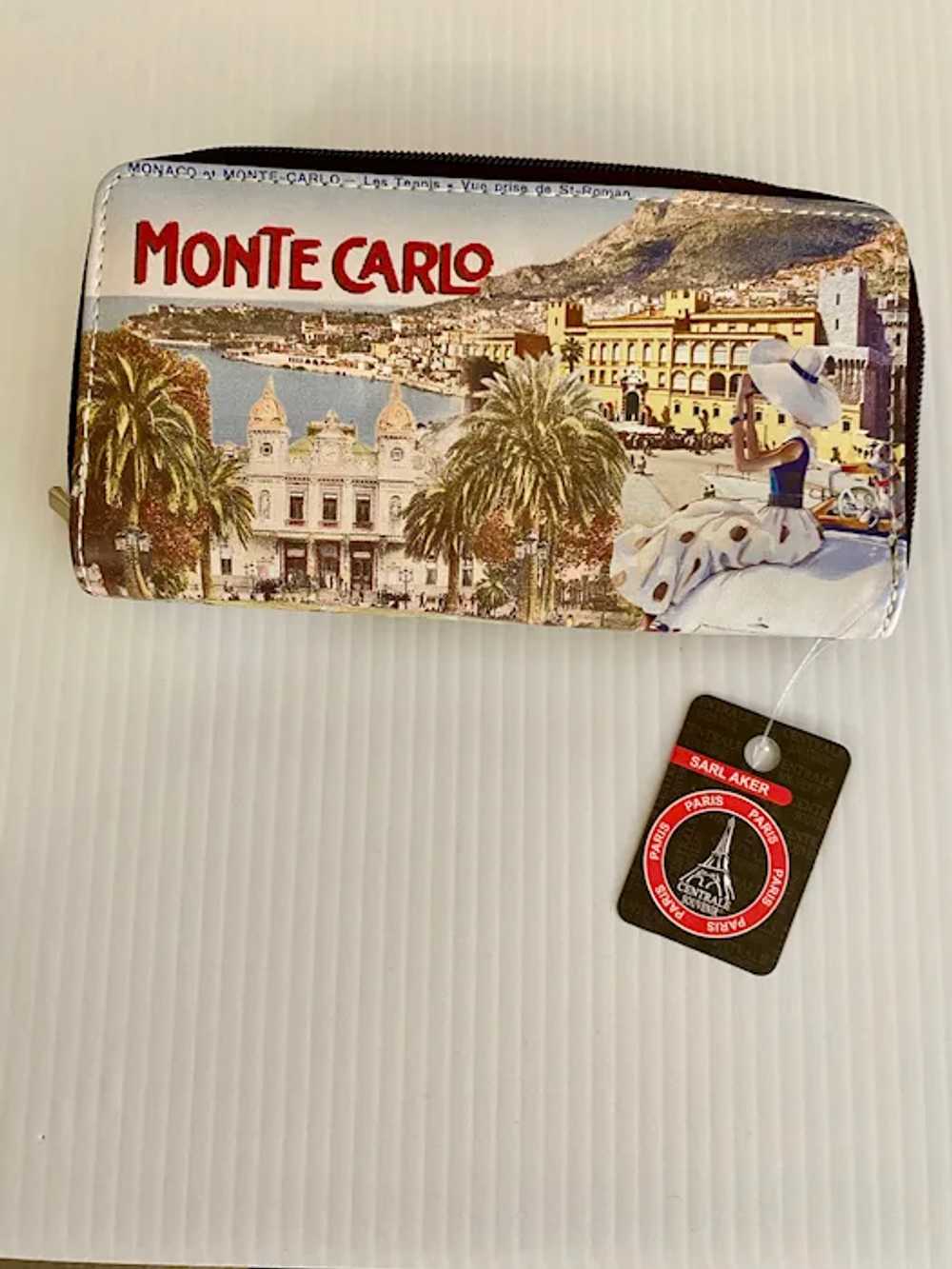 Vintage Monte Carlo Wallet Sarl Aker Paris - image 2