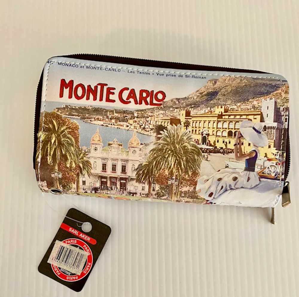 Vintage Monte Carlo Wallet Sarl Aker Paris - image 3