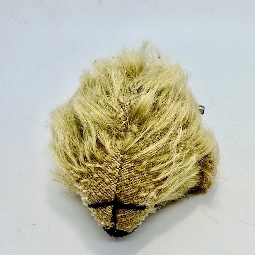 Mohair Teddy Bear Pin Jewelry Brooch - image 5