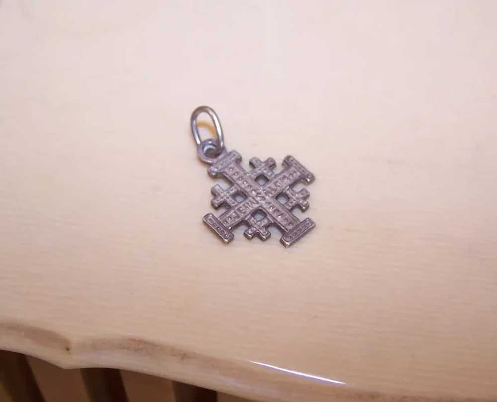 Sterling Silver Charm - Jerusalem Cross - image 5