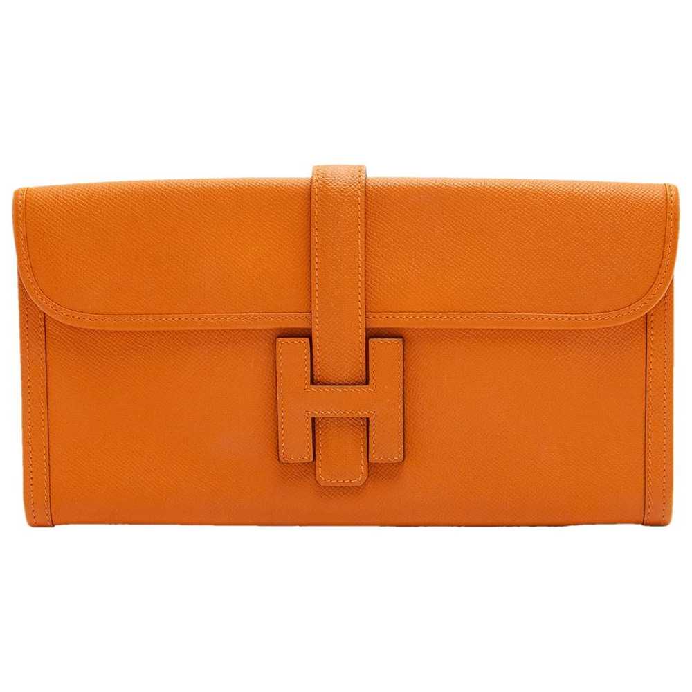 Hermès Leather clutch bag - image 1