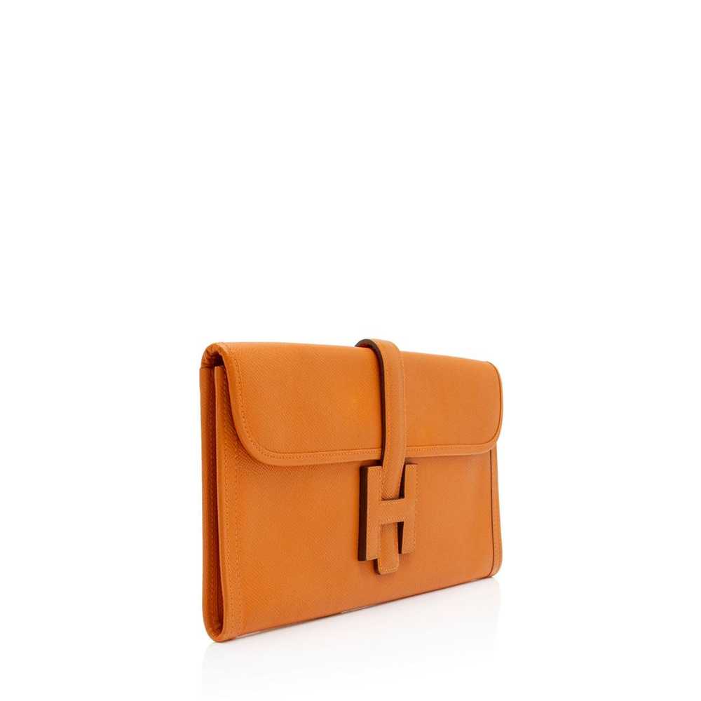 Hermès Leather clutch bag - image 2