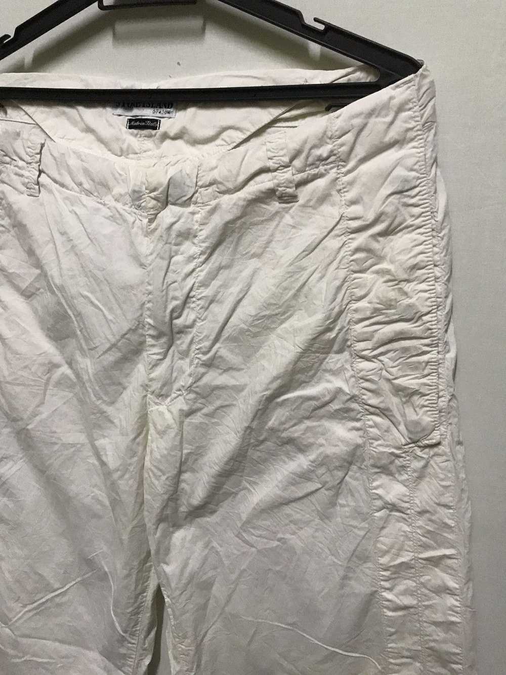 Stone Island Stone island white trouser ss 2002 i… - image 5