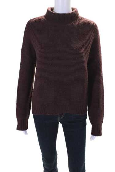 Vince Womens Wool Thick Knit Long Sleeve Turtlene… - image 1