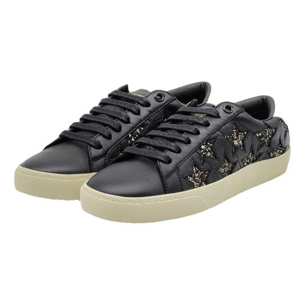 Saint Laurent Court leather trainers - image 1