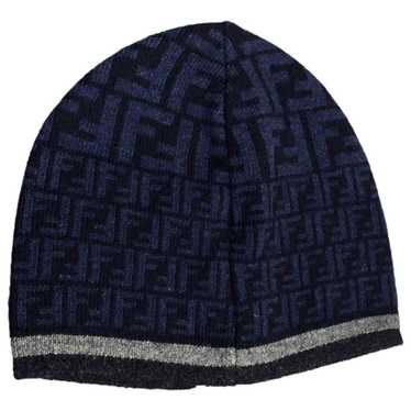 ニットキャップ・ビーニー Fendi Midnight Blue Wool Blend Beanie Hat Fendi Midnight Blue Wool Blend Beanie Hat | ModeSens