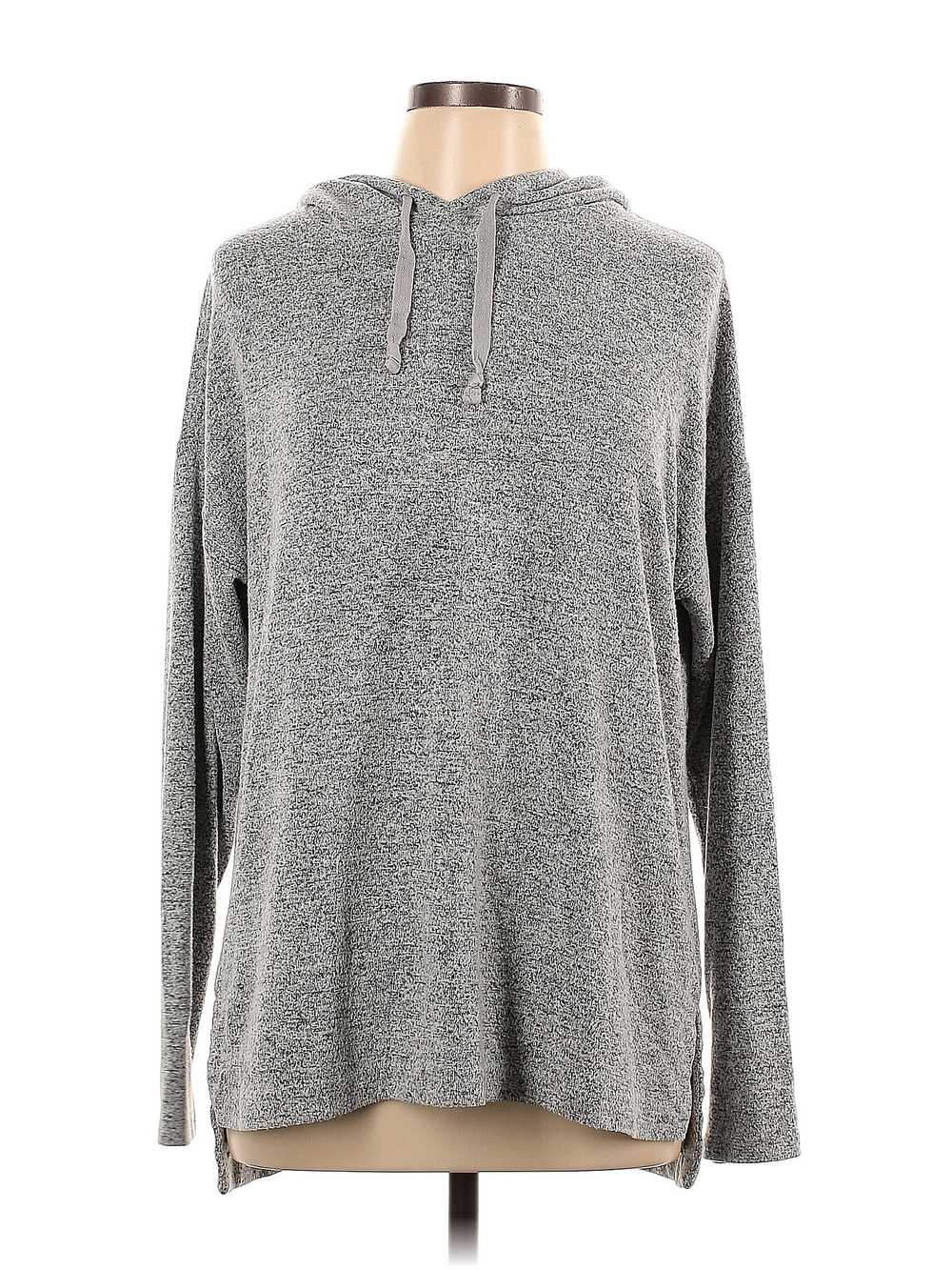 Max & Mia Women Gray Pullover Hoodie L - image 1