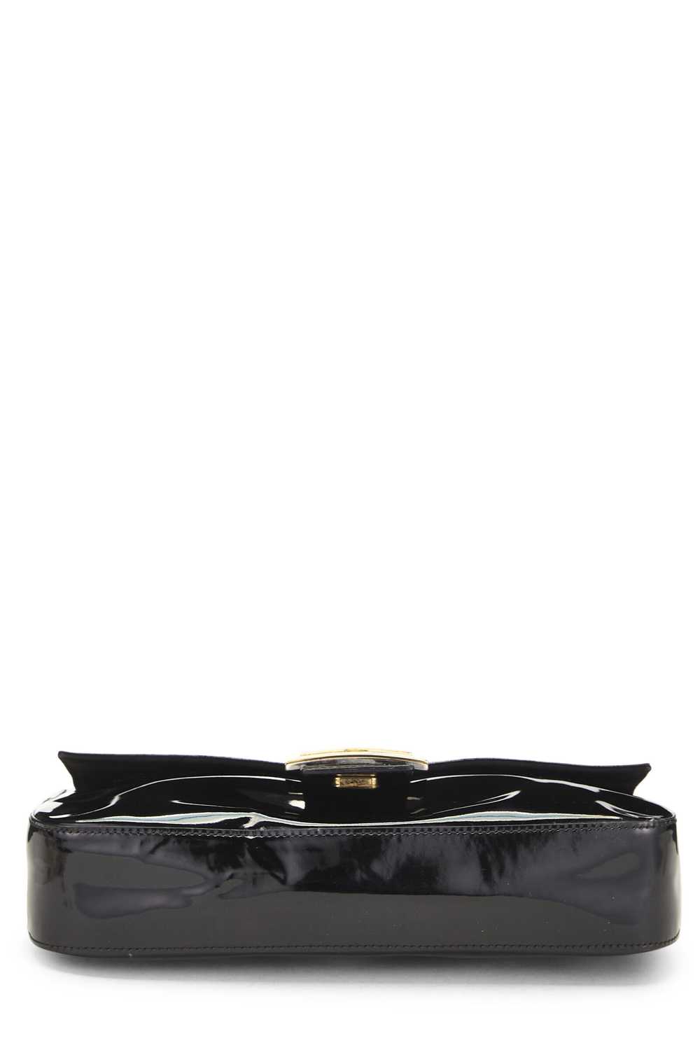 Black Patent Leather Baguette - image 5