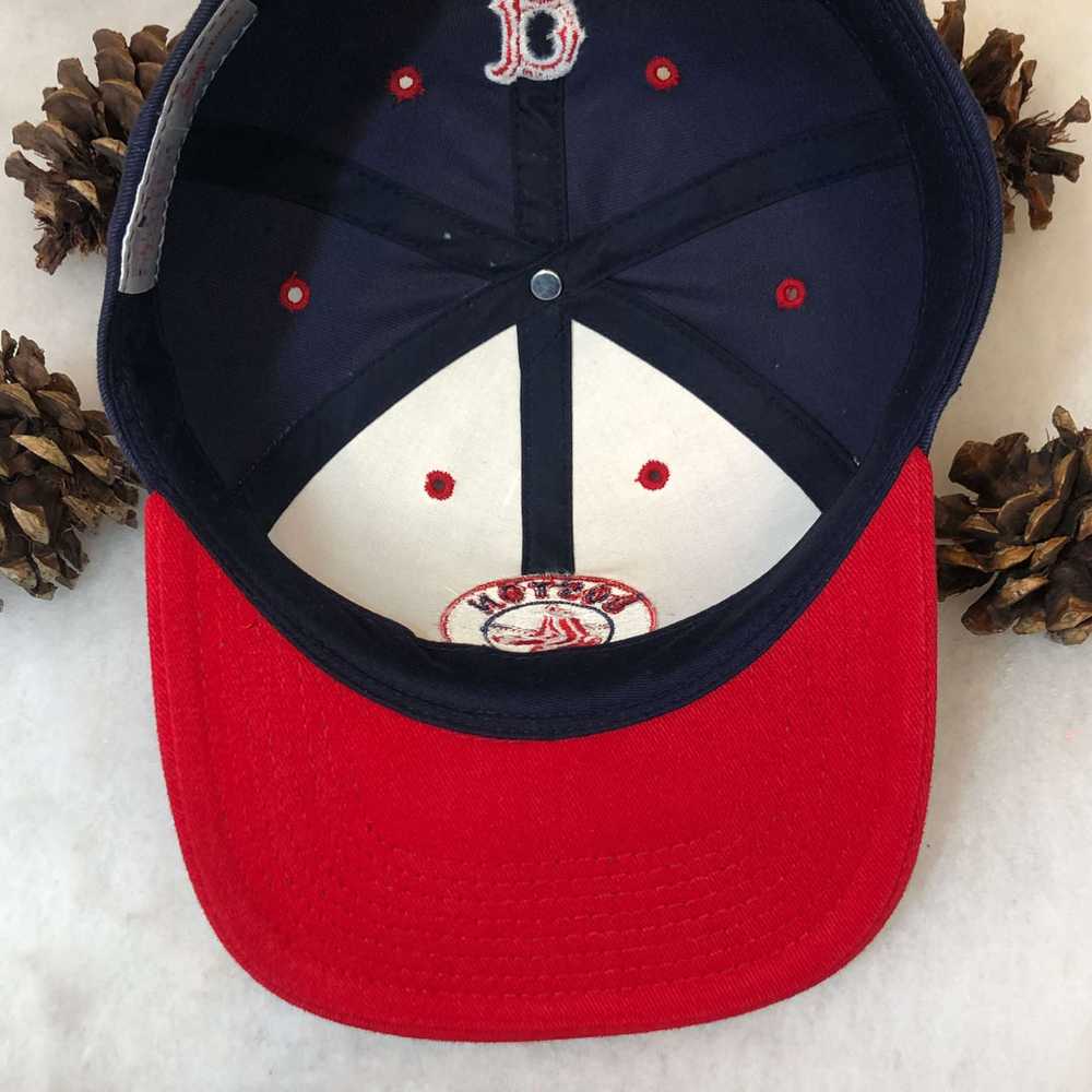 Vintage MLB Boston Red Sox Signatures Strapback H… - image 5