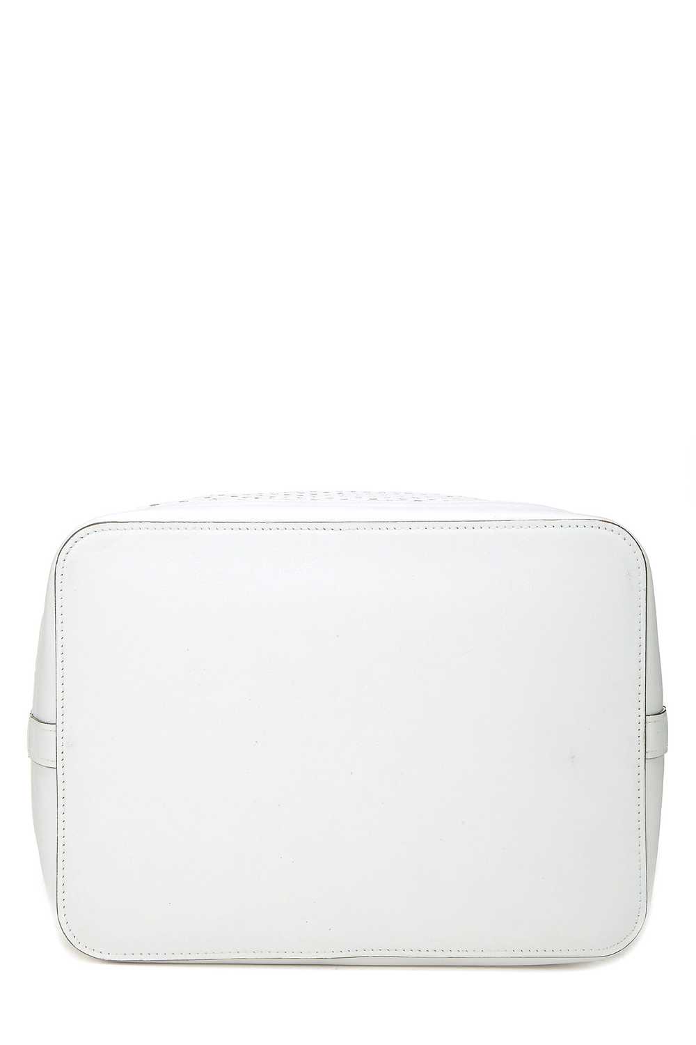 White Perforated Leather Noé - image 6