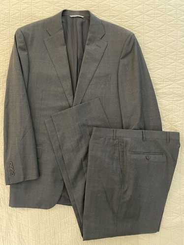 Canali Subtle Check Wool Suit