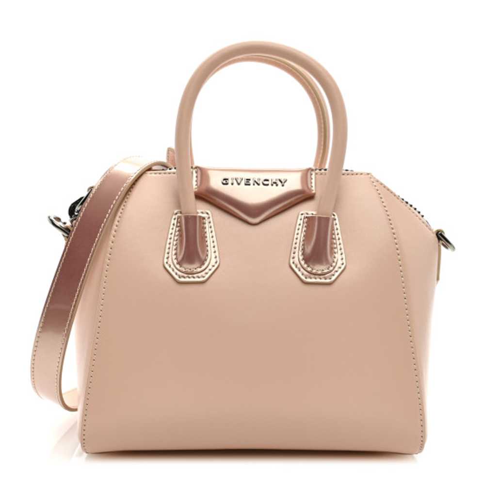 GIVENCHY Metallic Calfskin Mini Antigona Light Pi… - image 1