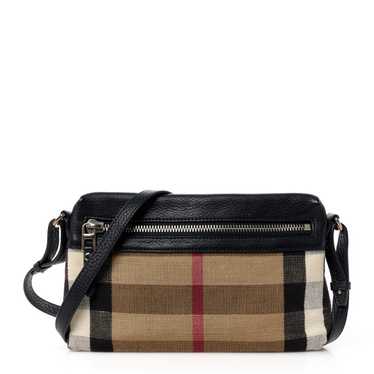 BURBERRY Mega Check Small Farley Crossbody Clutch… - image 1