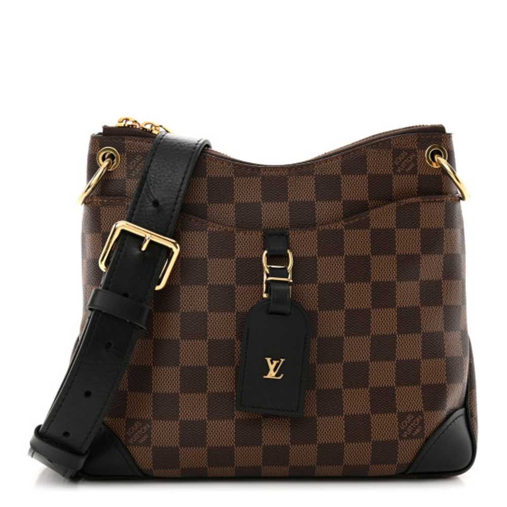 LOUIS VUITTON Damier Ebene Odeon PM Black - image 1