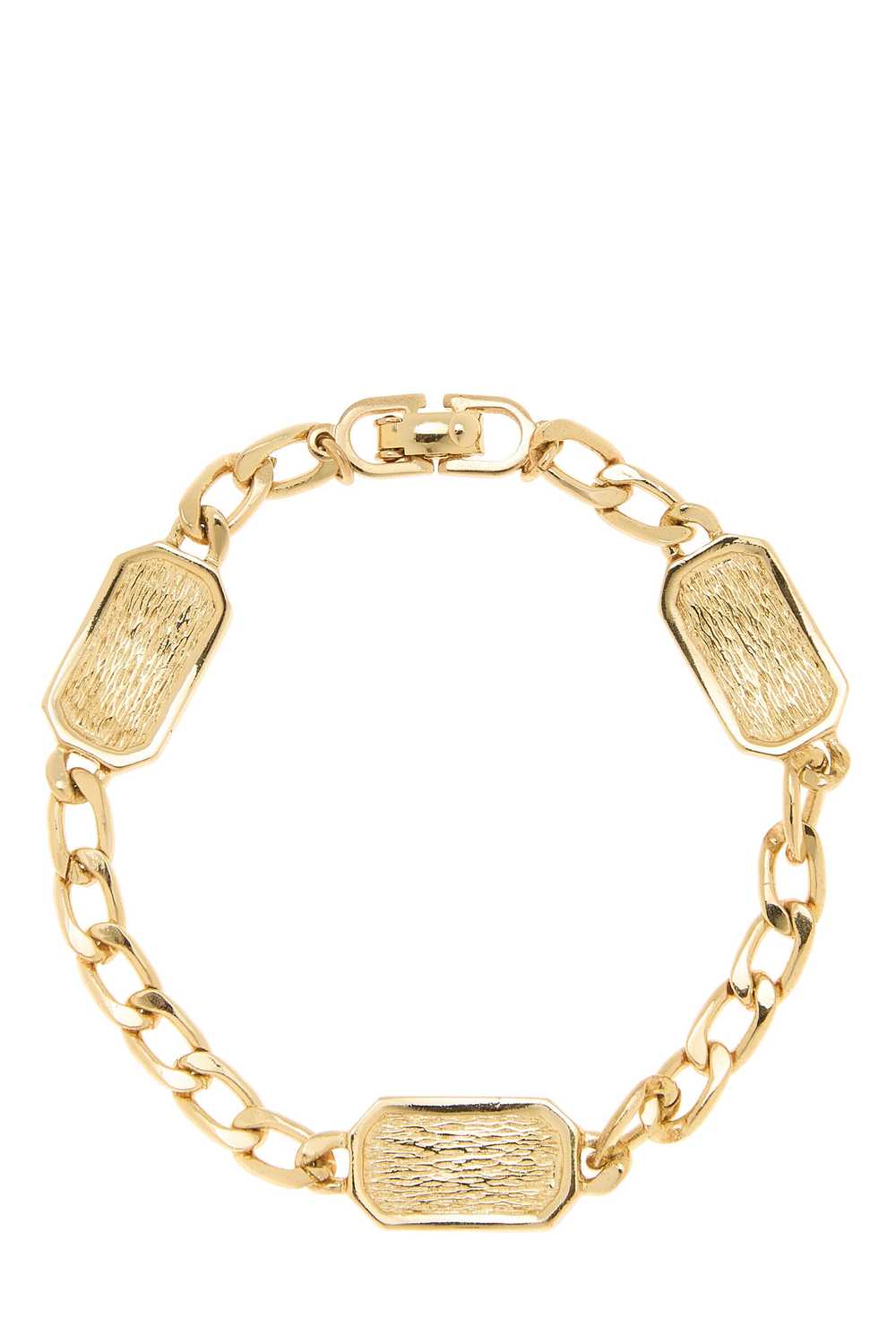 Gold Crystal 'CD' Bracelet - image 2