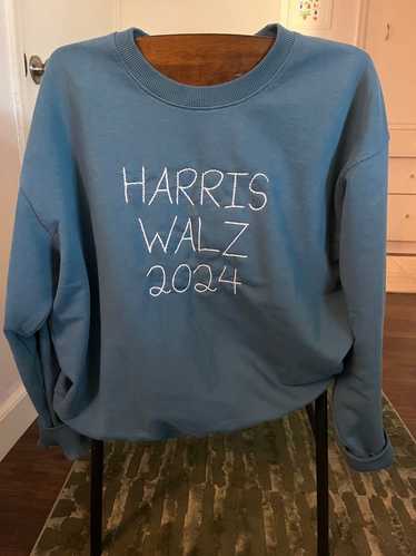 Lingua Franca Harris Walz Cotton Embroidered Sweat