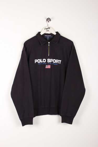 90's Polo Sport 1/4 Zip Sweatshirt Large