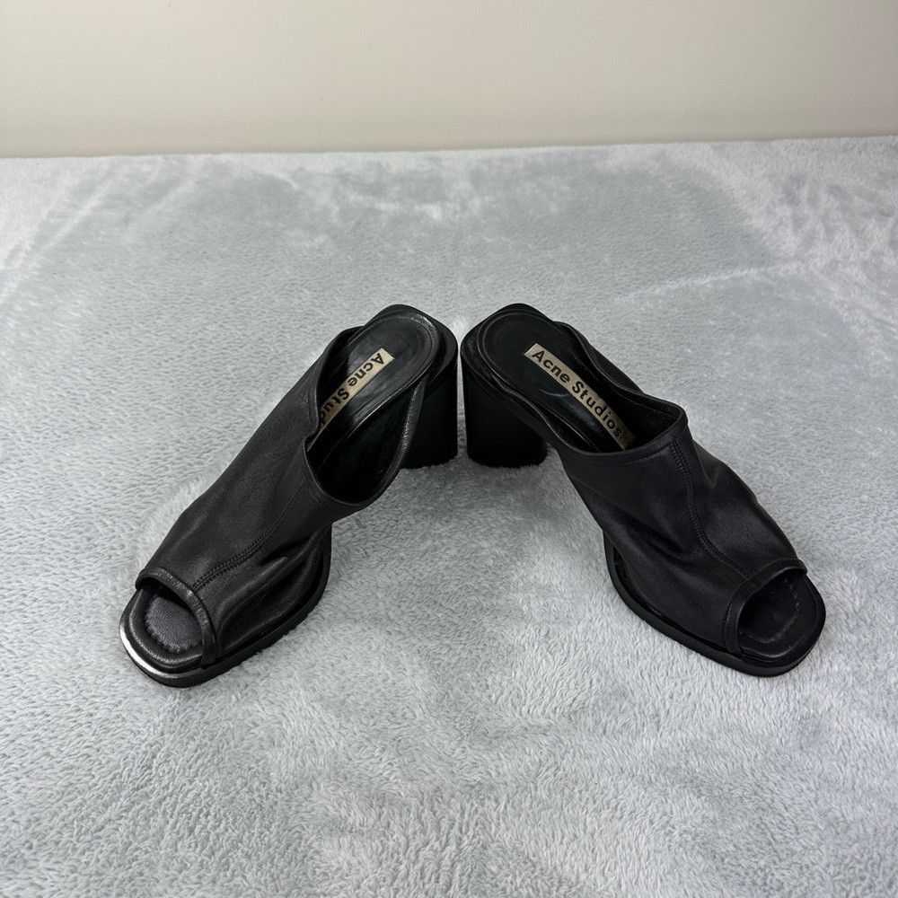 Acne Studios Acne Studios Black Leather Mules Wom… - image 5