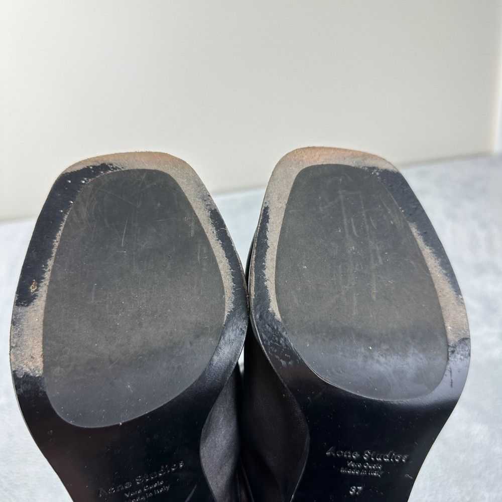 Acne Studios Acne Studios Black Leather Mules Wom… - image 9