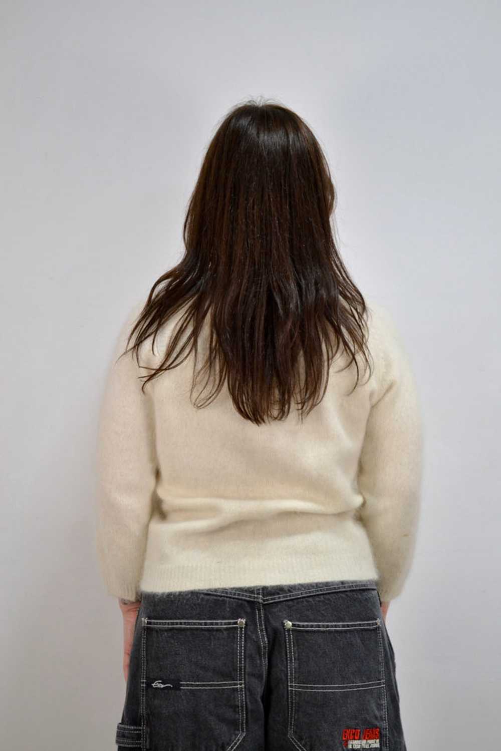 Cream Angora Sweater - image 2