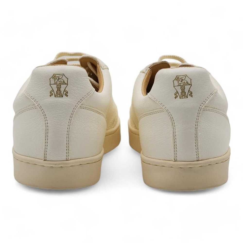 Brunello Cucinelli Leather low trainers - image 4