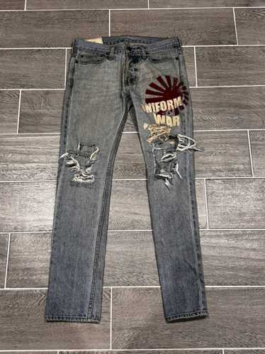 Hollister 74iswar Denim Distressed Jeans - image 1