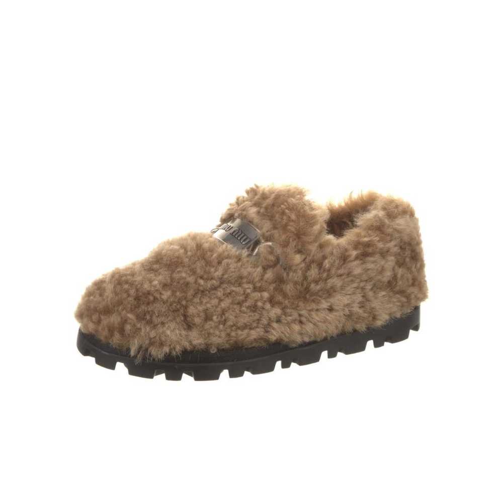 Miu Miu Faux fur flats - image 3