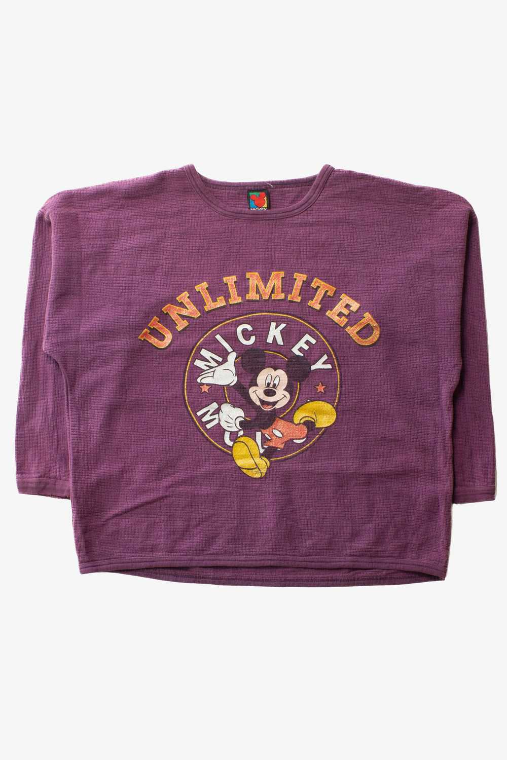 Vintage "Unlimited" Mickey Mouse Sweatshirt (1990… - image 1