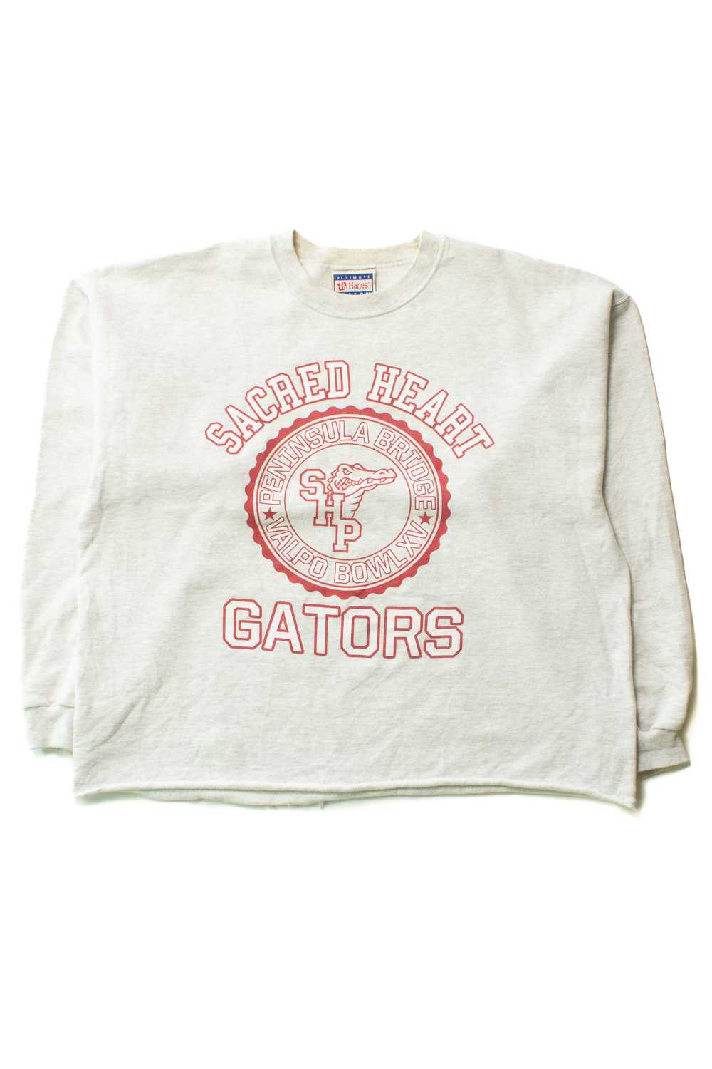 Vintage Raw Hem Sacred Heart Gators Sweatshirt (1… - image 1