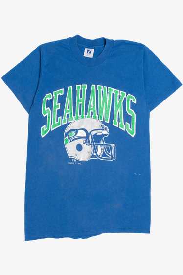 Vintage Seattle Seahawks NFL Logo 7 Single Stitch 