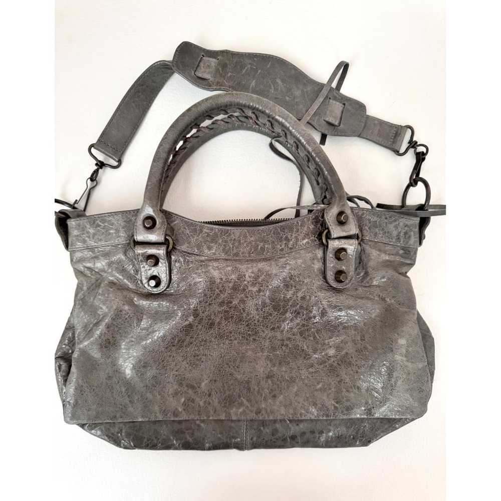 Balenciaga First leather handbag - image 2