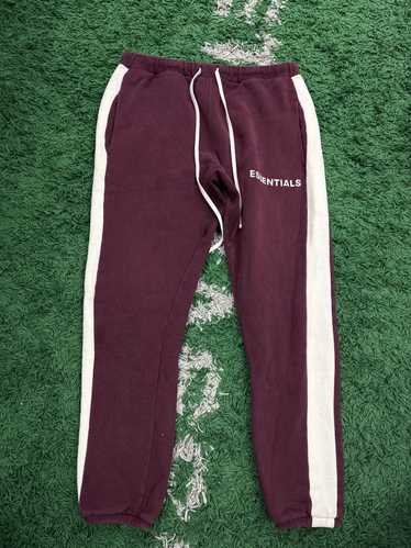 Essentials Essentials Burgundy sweatpants