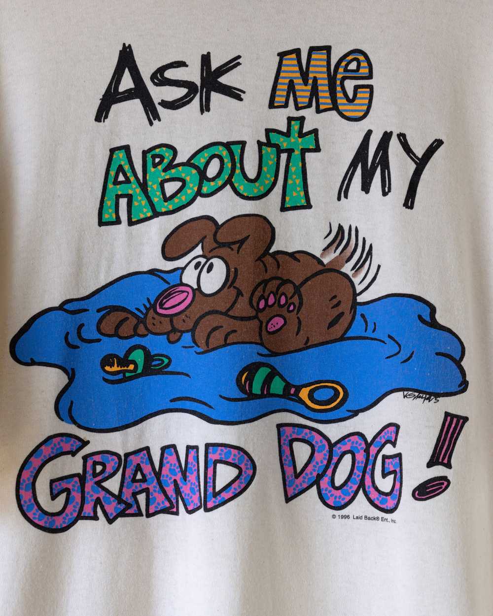 Humor × Streetwear × Vintage 90s Vintage Grandog!… - image 3