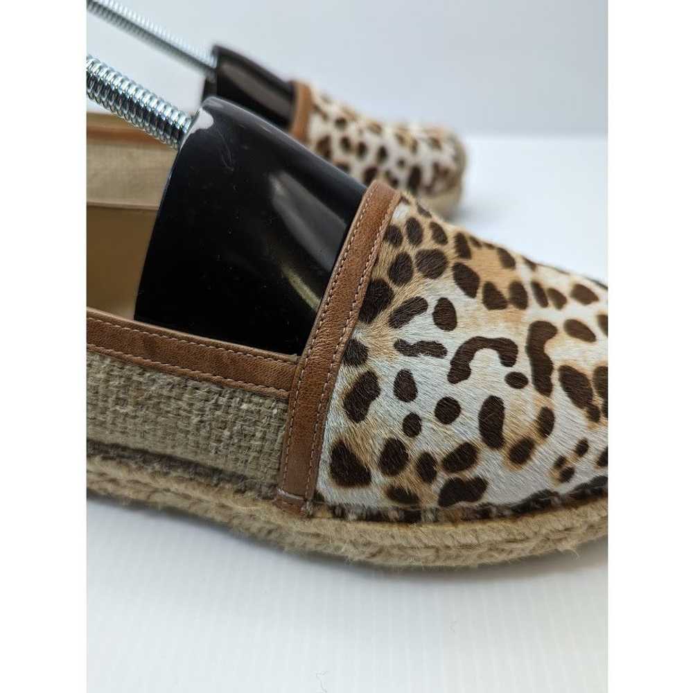 Stuart Weitzman Cheetah print leather espadrilles… - image 10