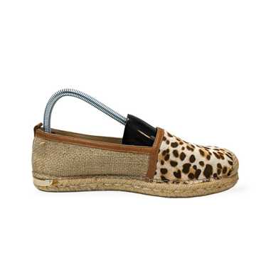 Stuart Weitzman Cheetah print leather espadrilles… - image 1